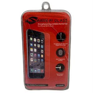 Samurai Glass iPhone 8 7 6S And 6 Strengthen Glass Screen Protector Hardness 9H